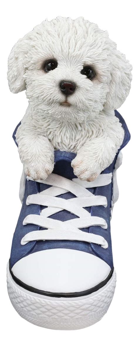 fake shoe dog toy|realistic lifelike dog.